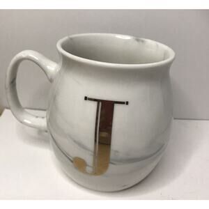 Austin & Ash Mug J Letter initial 20oz Big Coffee Tea Cup